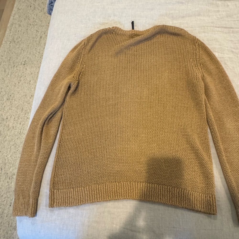 Jenni Kayne Tan Crew Neck Sweater